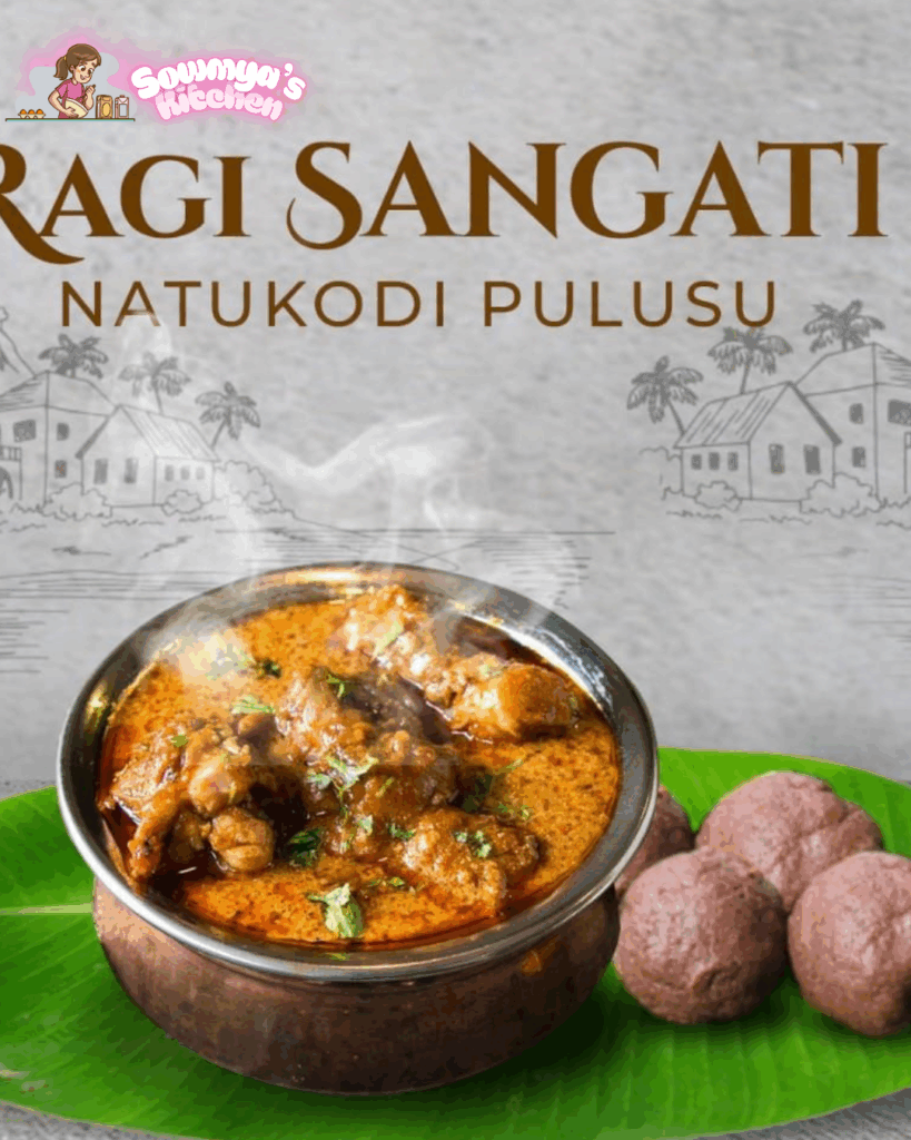 ragi sangati in hyderabad - natukodi pulusu in hyderabad Kitchen Sowmya’s - nonveg restaurant hotel