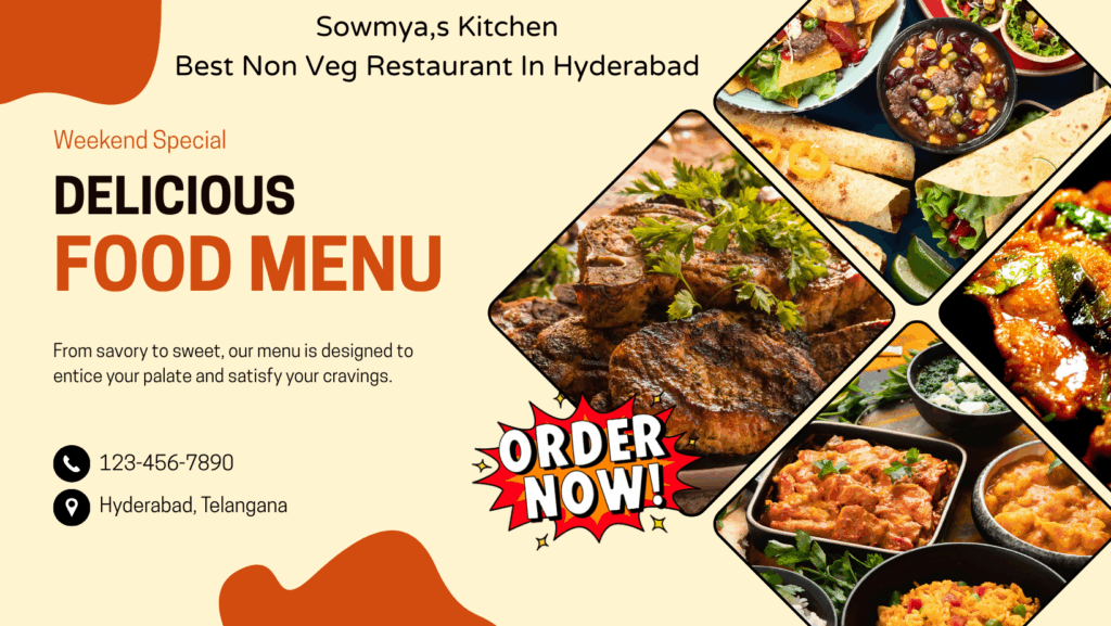 mutton biriyani in hyderabad non veg restaurant in hyderabad-sowmyas kitchen