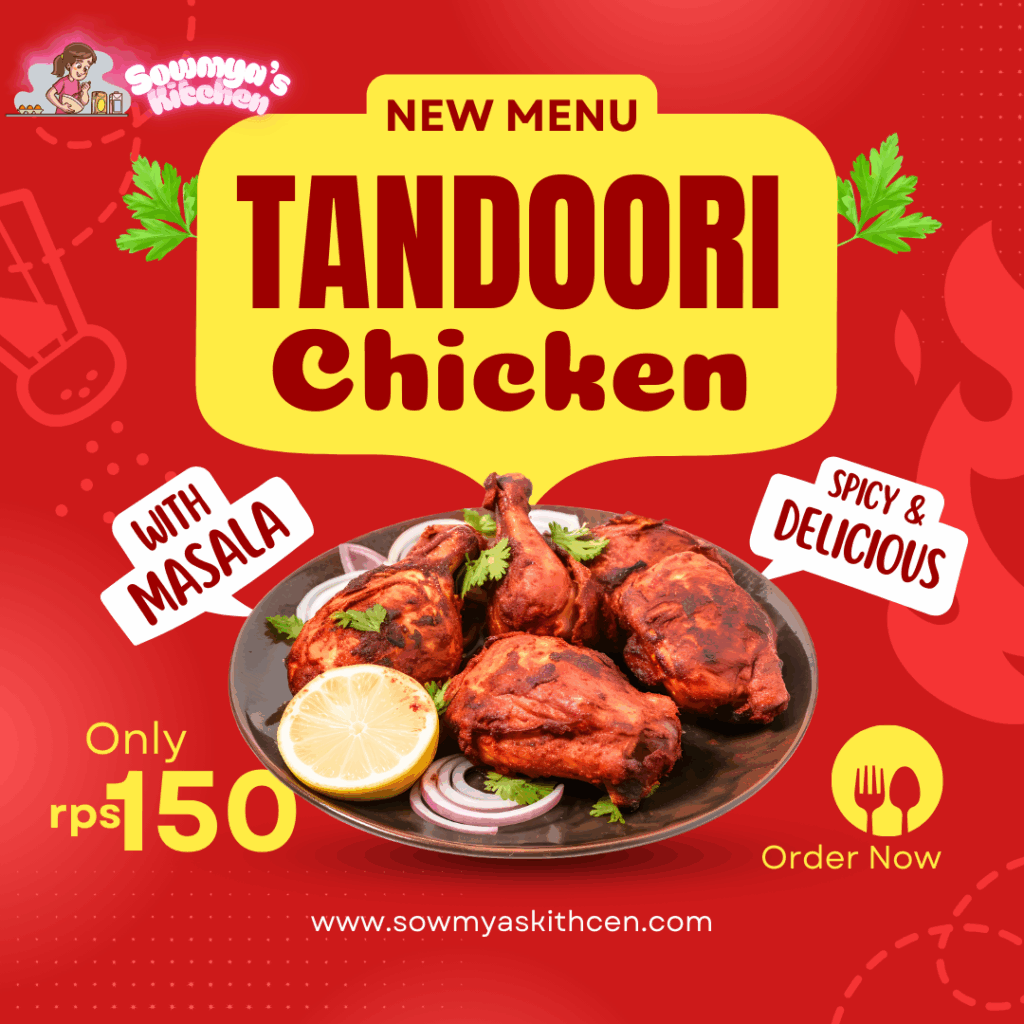 Tandoori Chicken Food Sowmyas kitchen on veg restaurant in hyderabad