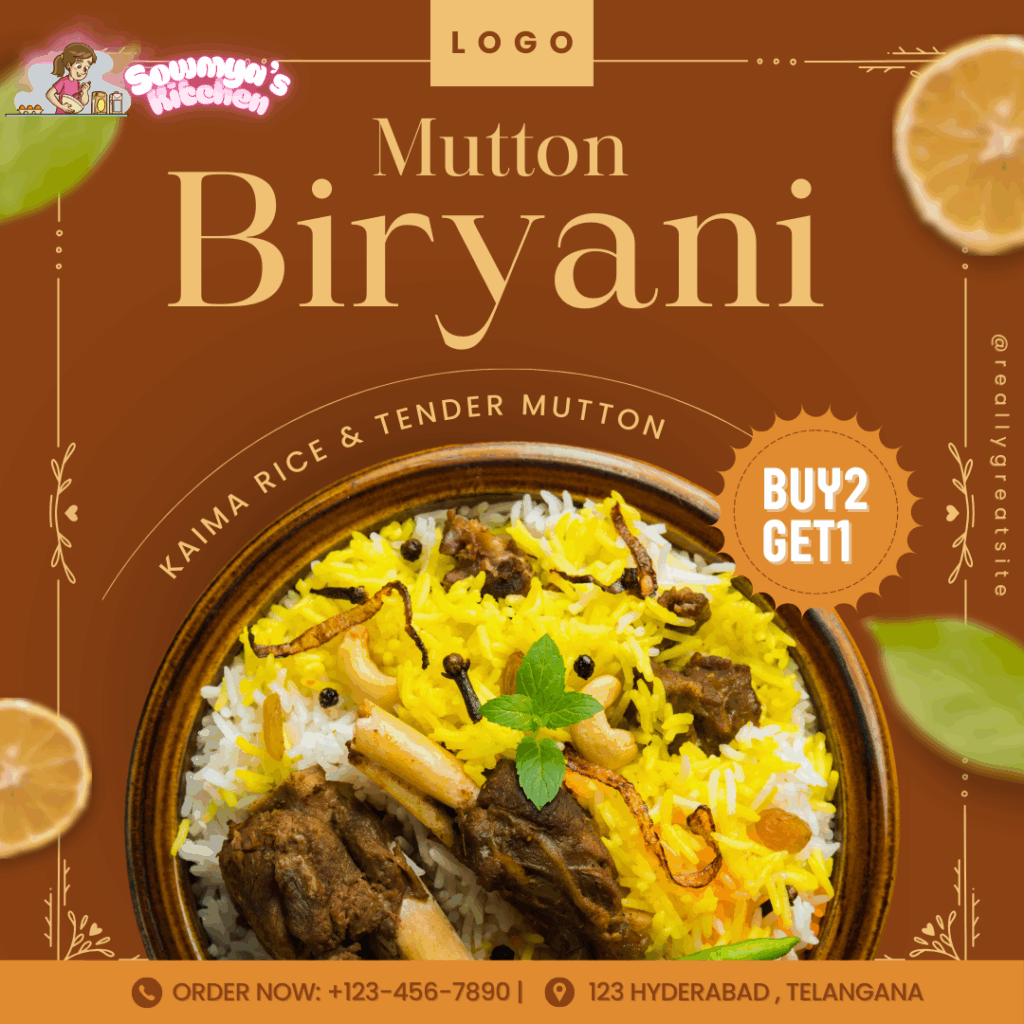 sowmyas non veg hotel Restaurant Biryani Offer